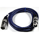 DMX 3-Pin-Kabel, 5 m lang mit Aufkleber